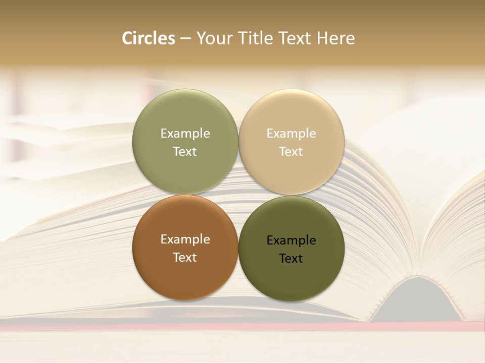 Bookstore Hardcover Printing PowerPoint Template