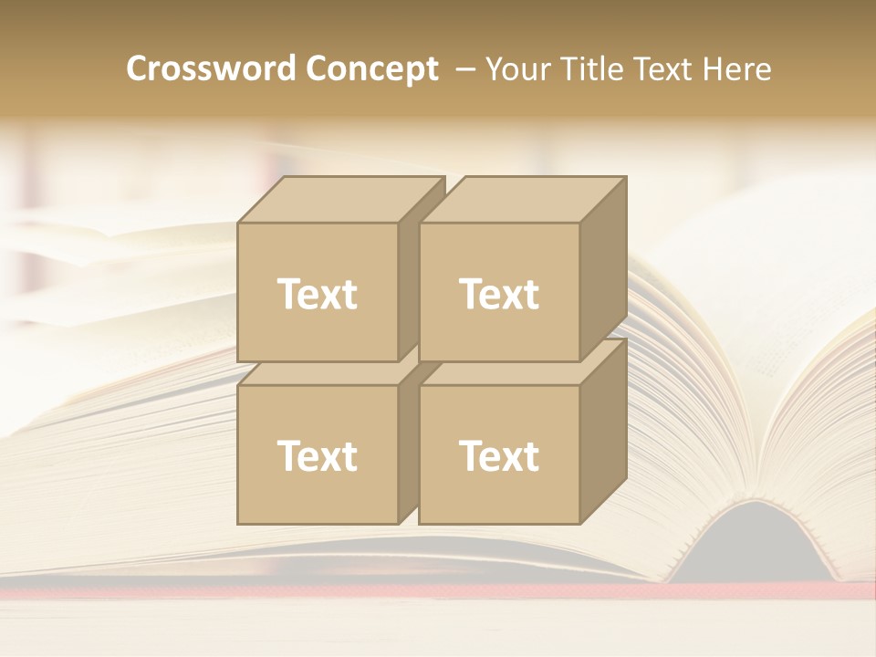 Bookstore Hardcover Printing PowerPoint Template