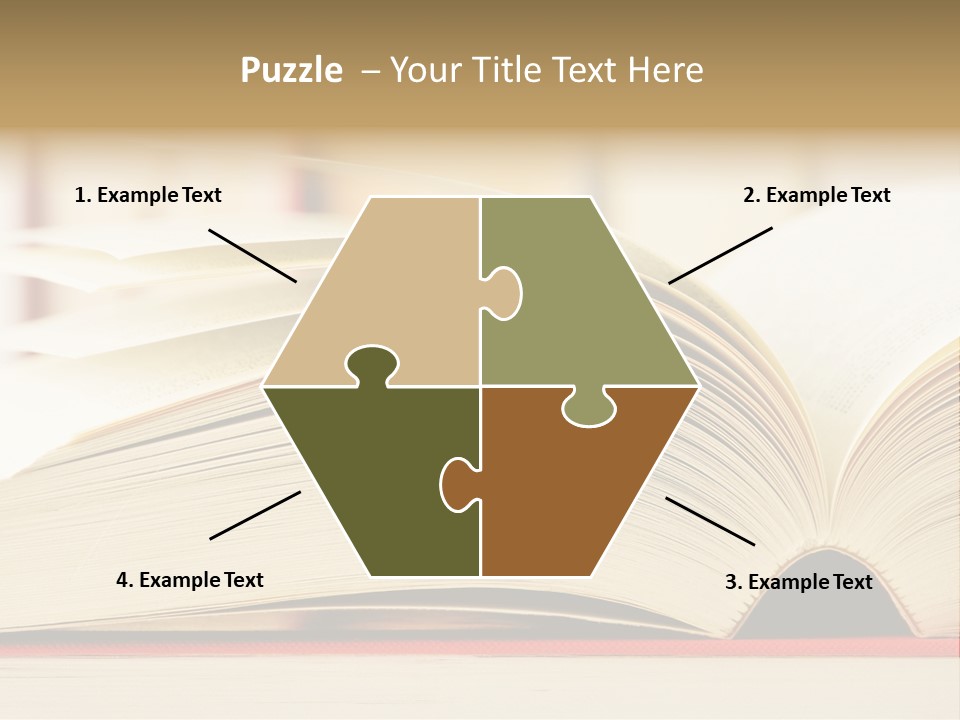 Bookstore Hardcover Printing PowerPoint Template