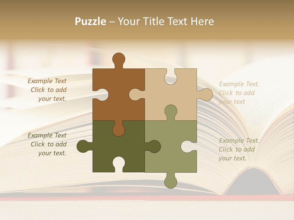 Bookstore Hardcover Printing PowerPoint Template