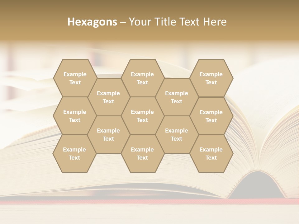 Bookstore Hardcover Printing PowerPoint Template