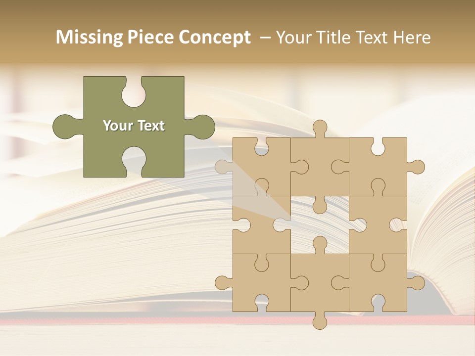 Bookstore Hardcover Printing PowerPoint Template