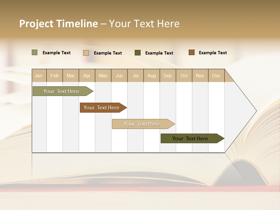 Bookstore Hardcover Printing PowerPoint Template