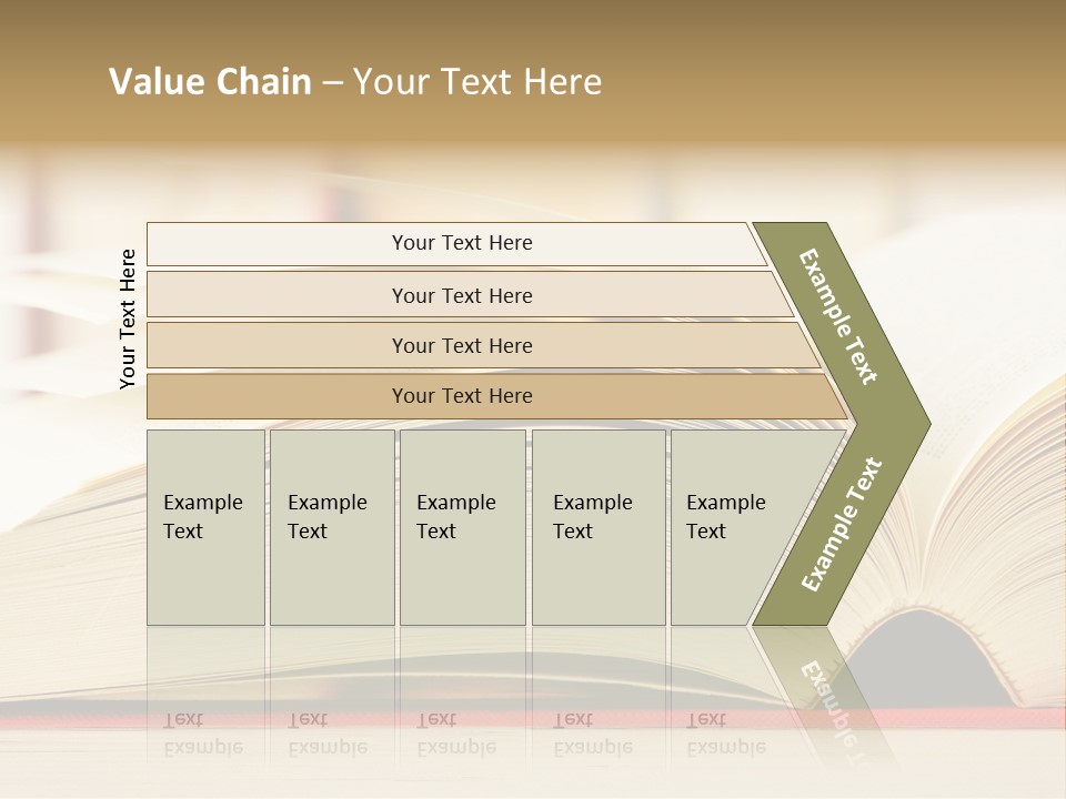 Bookstore Hardcover Printing PowerPoint Template
