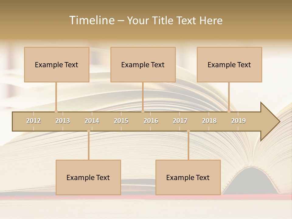 Bookstore Hardcover Printing PowerPoint Template