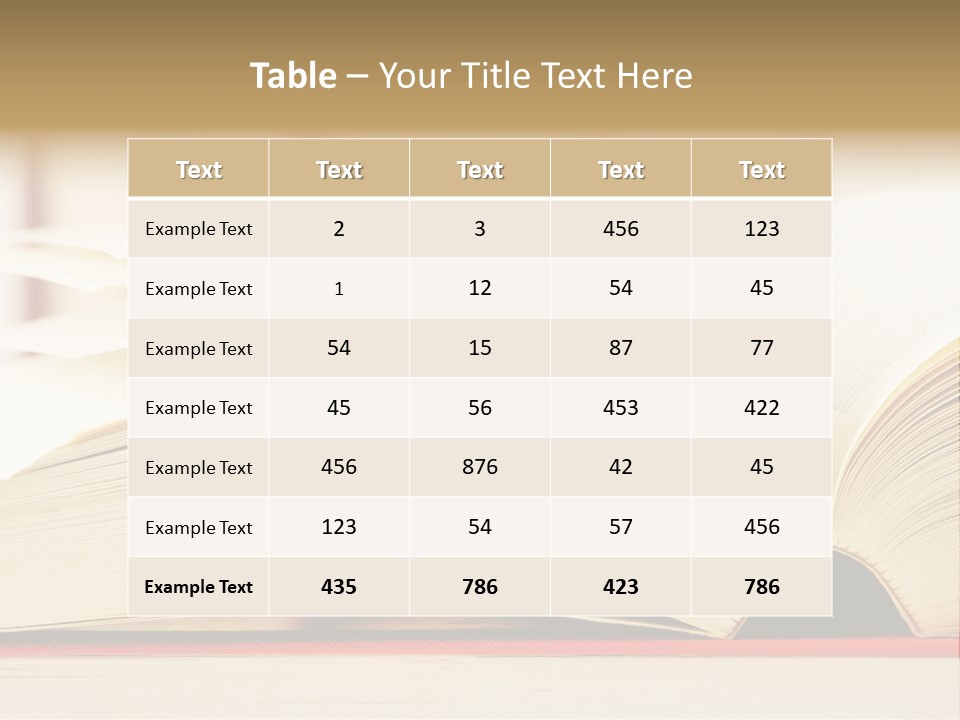 Bookstore Hardcover Printing PowerPoint Template
