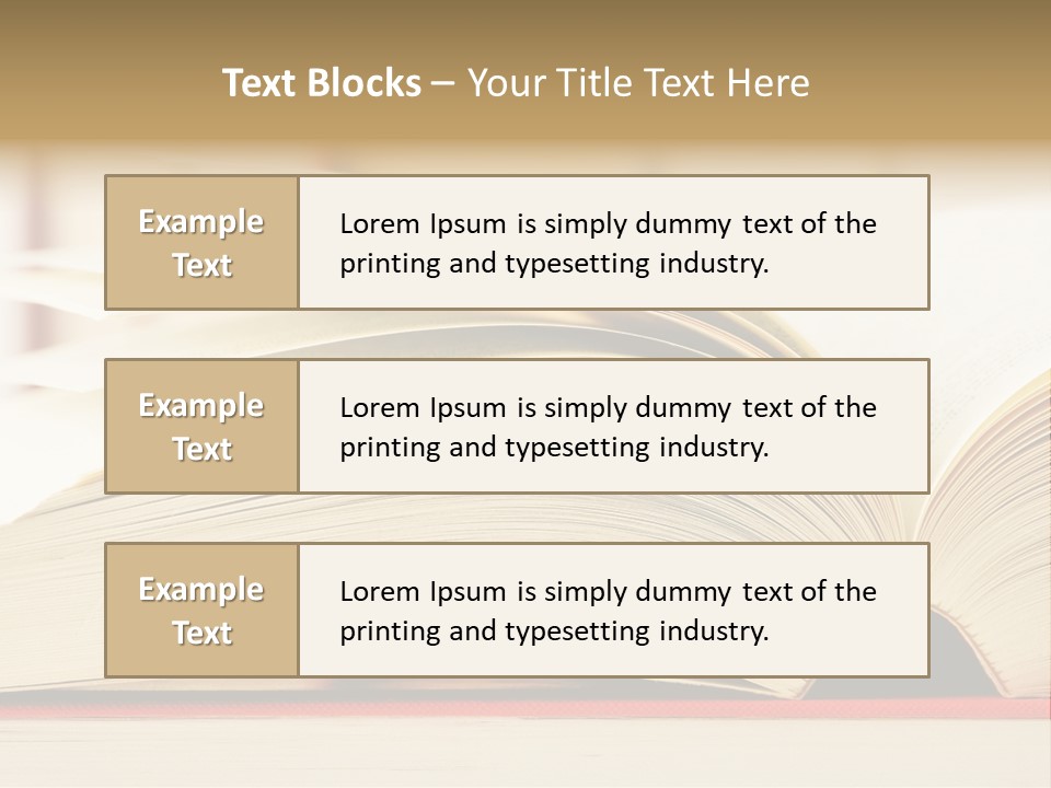 Bookstore Hardcover Printing PowerPoint Template