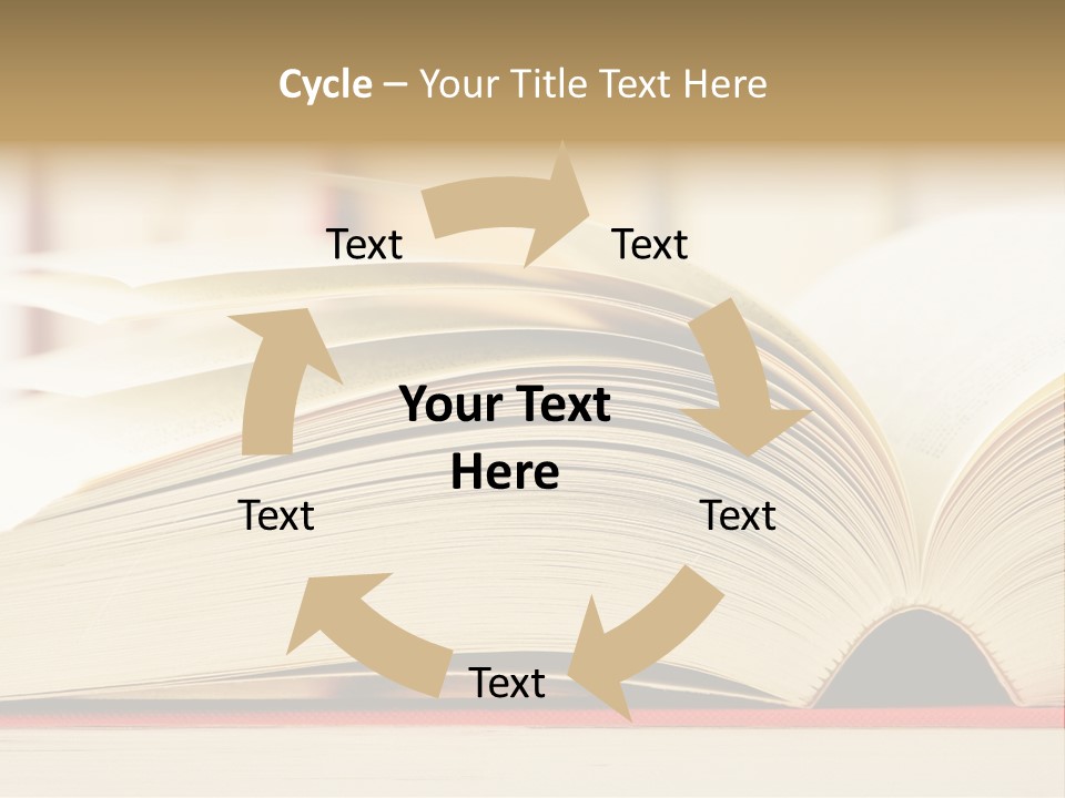 Bookstore Hardcover Printing PowerPoint Template
