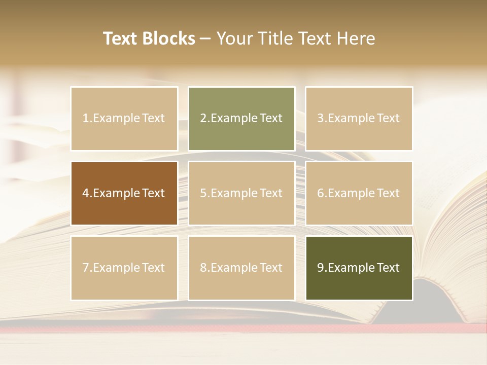 Bookstore Hardcover Printing PowerPoint Template