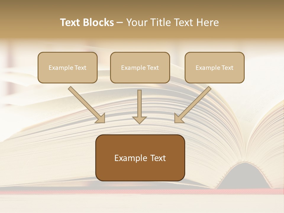 Bookstore Hardcover Printing PowerPoint Template