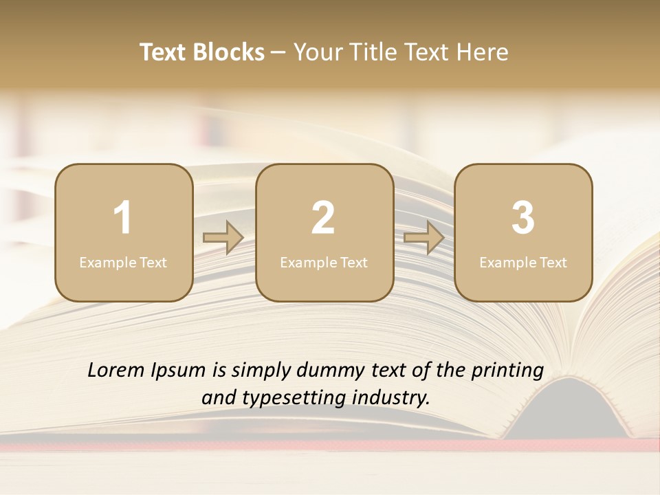 Bookstore Hardcover Printing PowerPoint Template