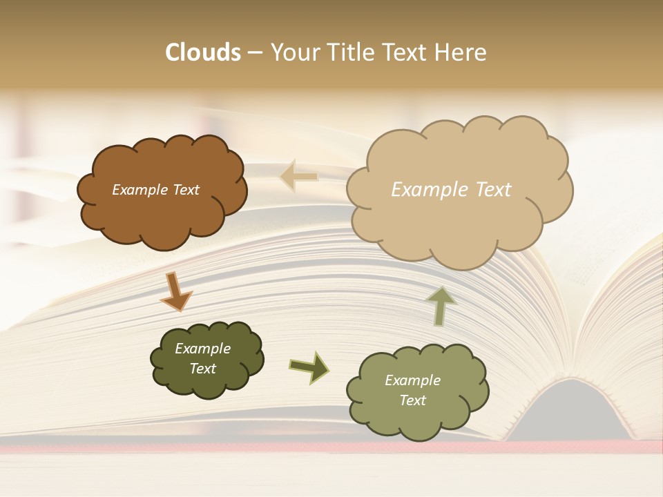Bookstore Hardcover Printing PowerPoint Template