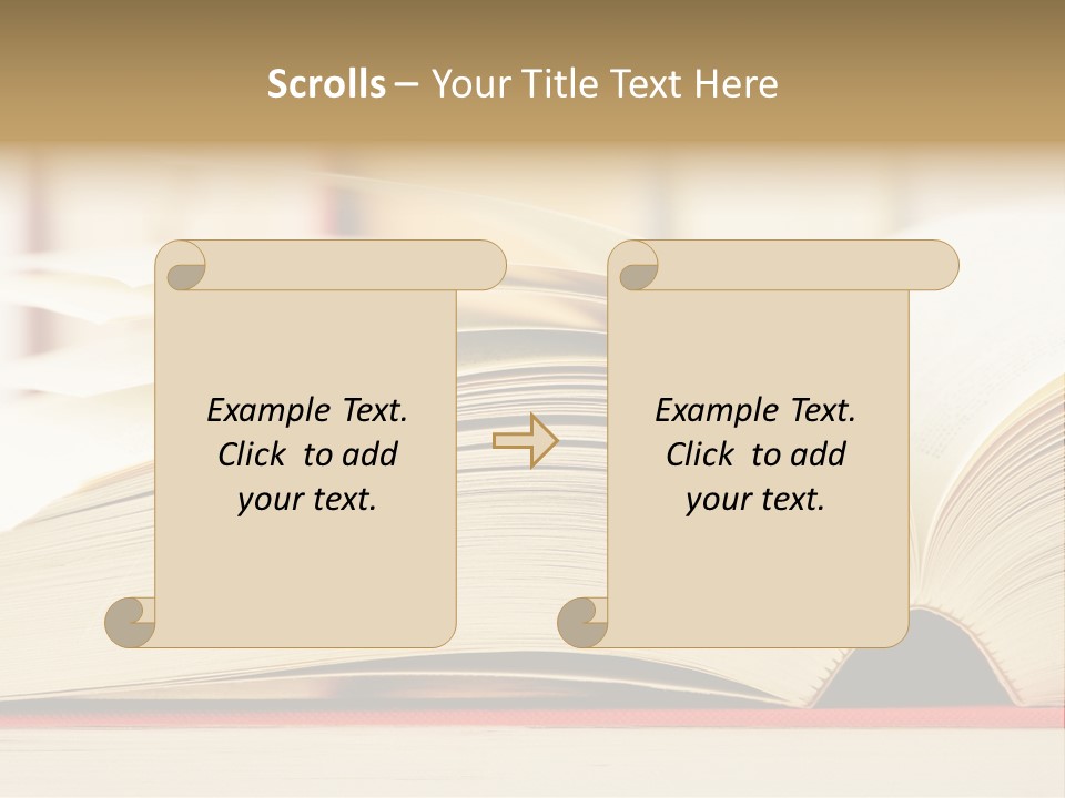 Bookstore Hardcover Printing PowerPoint Template