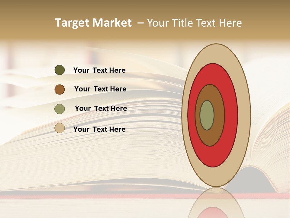 Bookstore Hardcover Printing PowerPoint Template