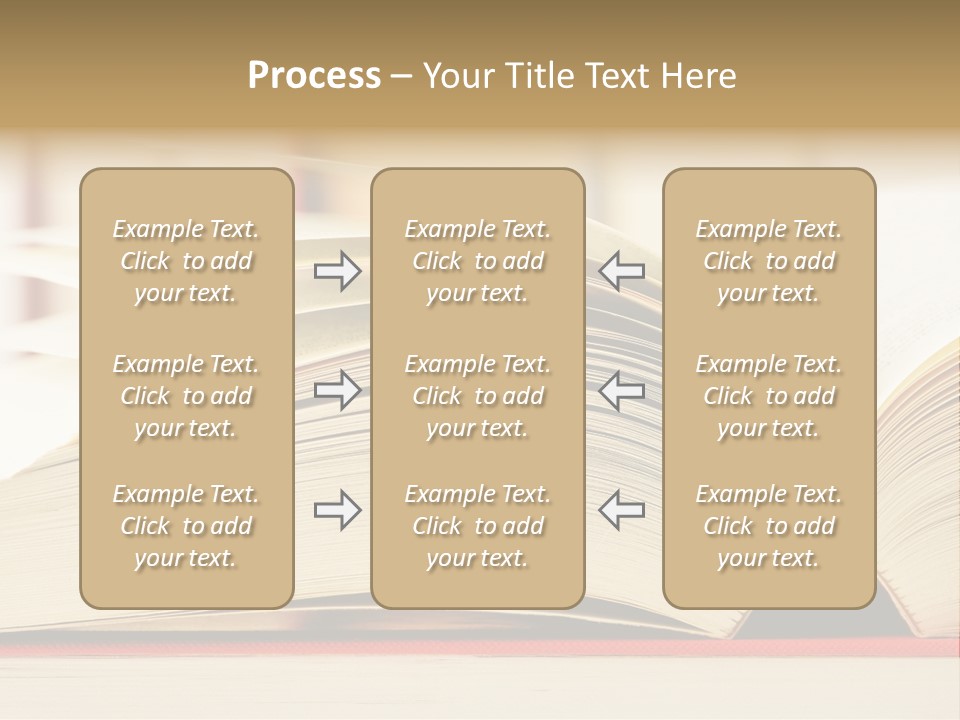 Bookstore Hardcover Printing PowerPoint Template