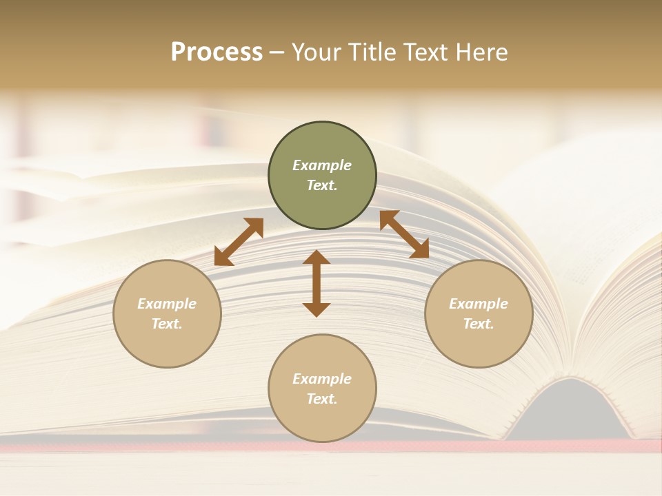 Bookstore Hardcover Printing PowerPoint Template