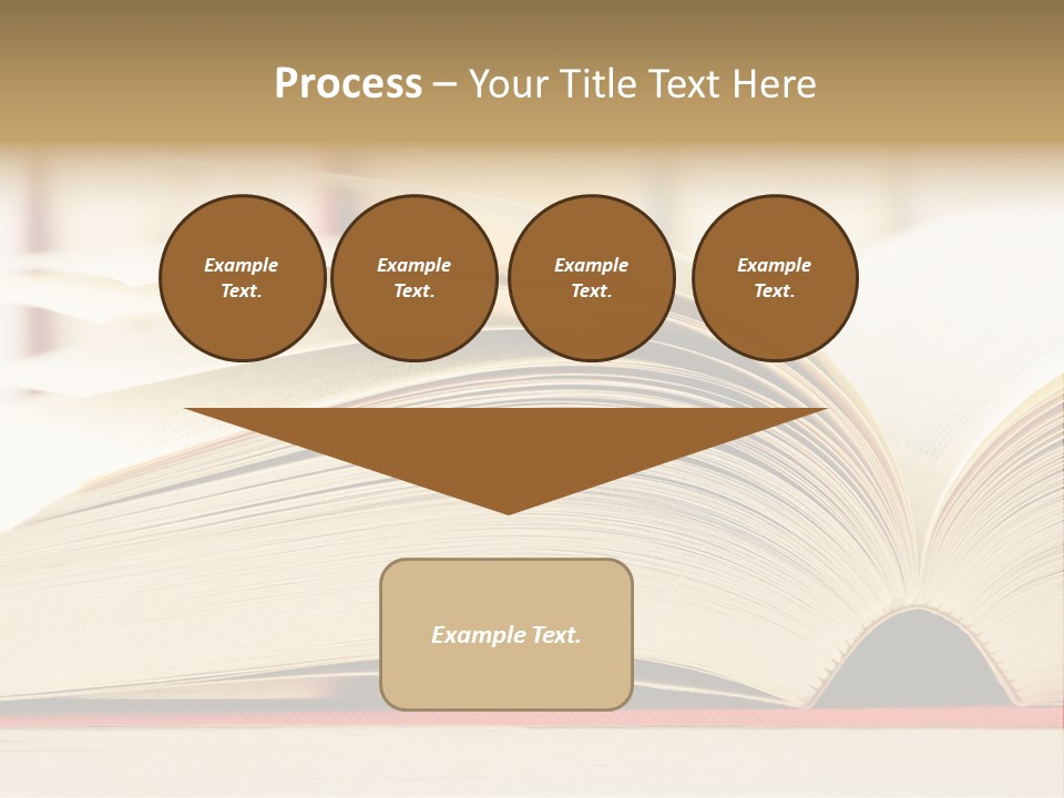 Bookstore Hardcover Printing PowerPoint Template