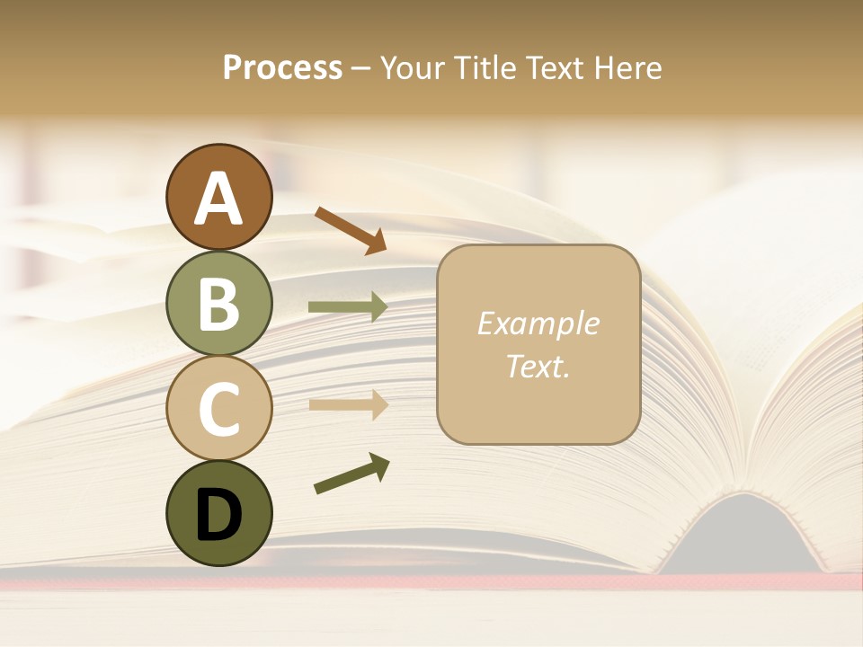Bookstore Hardcover Printing PowerPoint Template