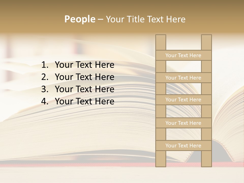 Bookstore Hardcover Printing PowerPoint Template