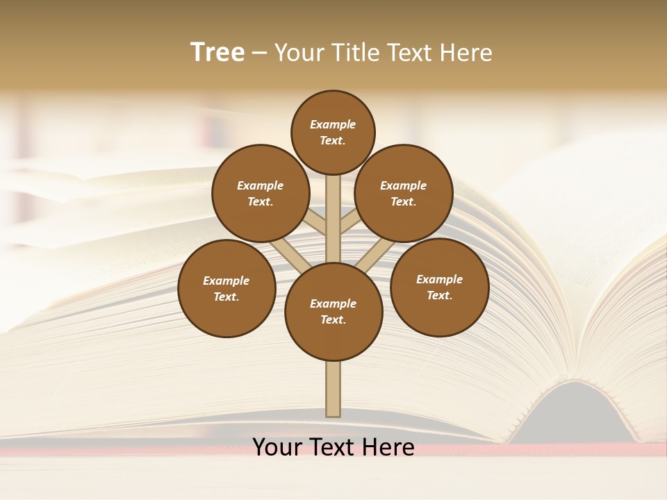 Bookstore Hardcover Printing PowerPoint Template