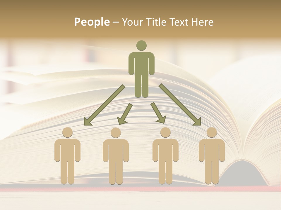 Bookstore Hardcover Printing PowerPoint Template