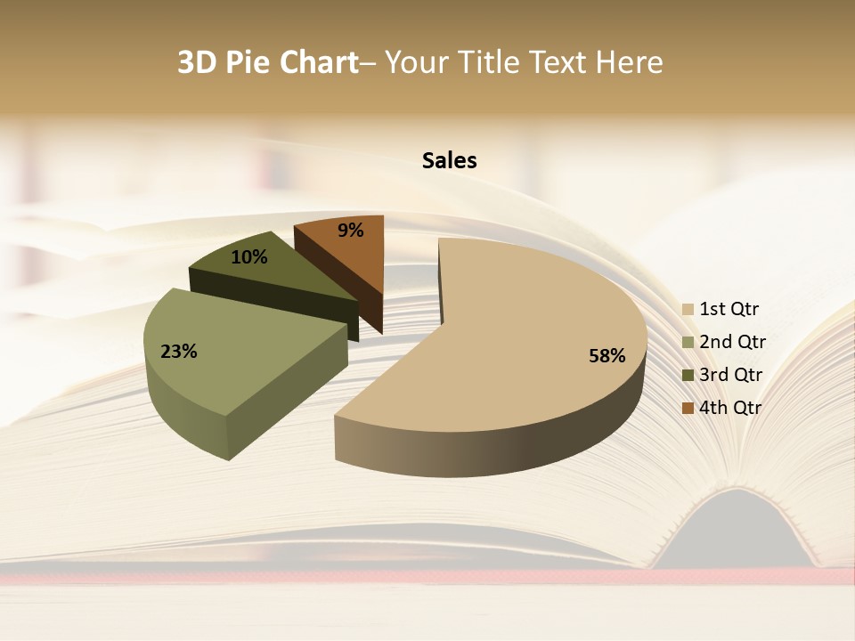 Bookstore Hardcover Printing PowerPoint Template