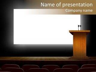 Audience White Politic PowerPoint Template