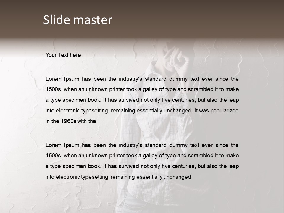 Fear Melancholy Sad PowerPoint Template