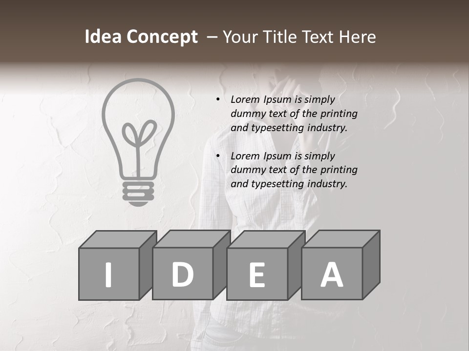 Fear Melancholy Sad PowerPoint Template