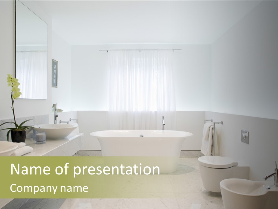 London Hygiene Candle PowerPoint Template