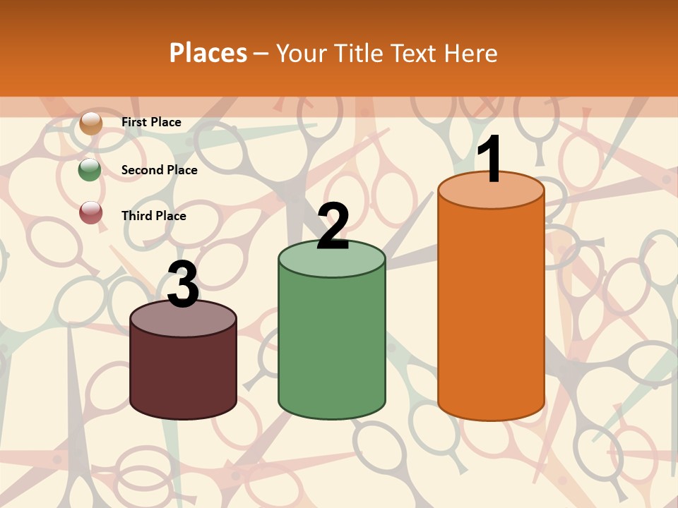 Cover Barbershop Fabric PowerPoint Template