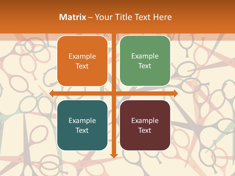 Cover Barbershop Fabric PowerPoint Template