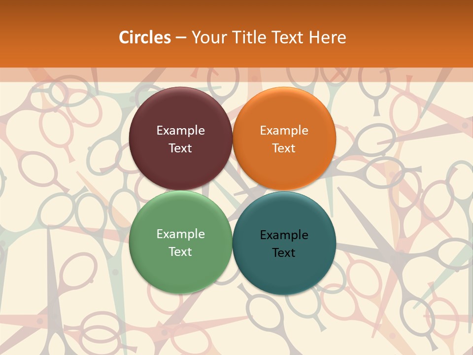 Cover Barbershop Fabric PowerPoint Template