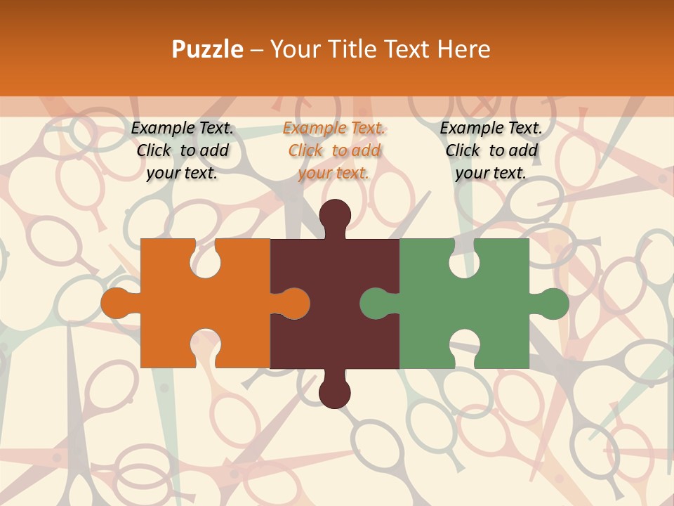 Cover Barbershop Fabric PowerPoint Template