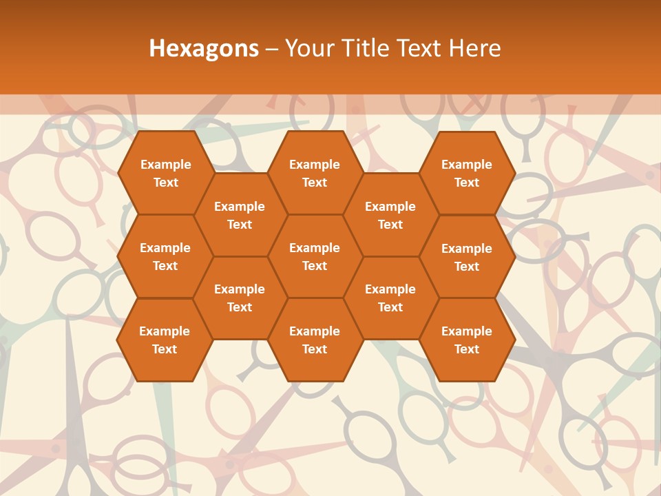 Cover Barbershop Fabric PowerPoint Template