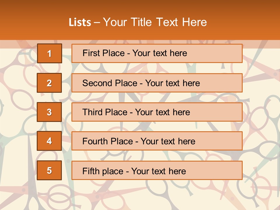 Cover Barbershop Fabric PowerPoint Template