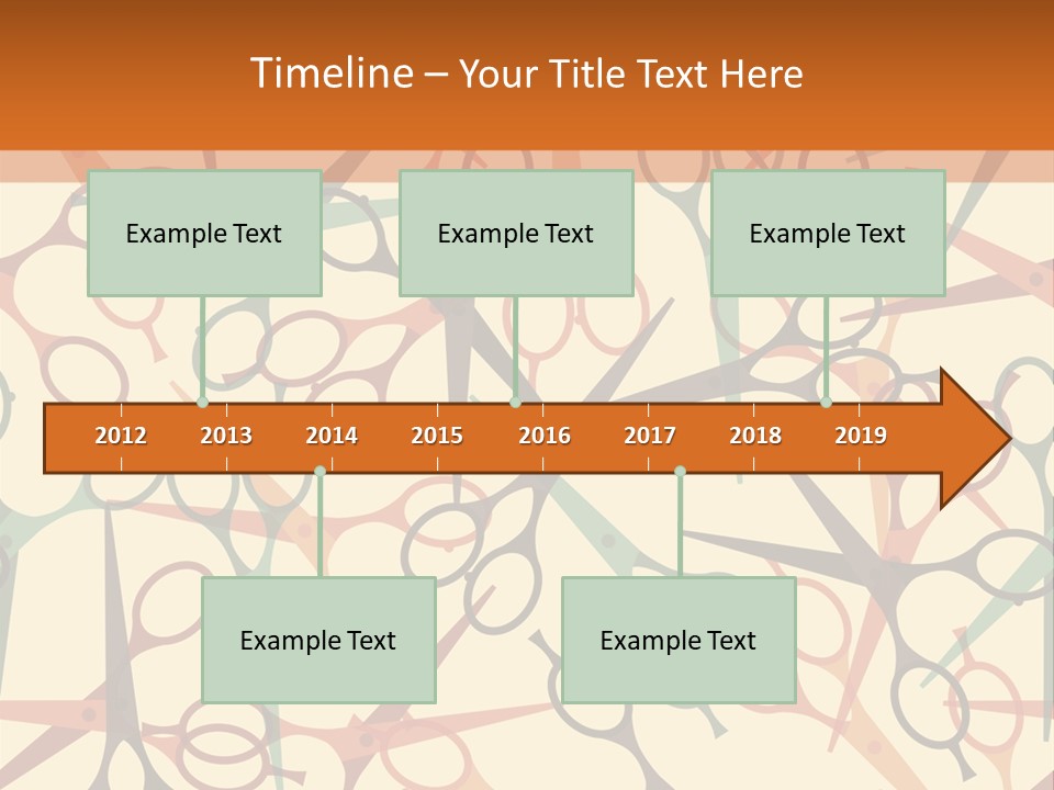 Cover Barbershop Fabric PowerPoint Template