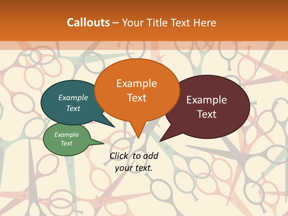 Cover Barbershop Fabric PowerPoint Template