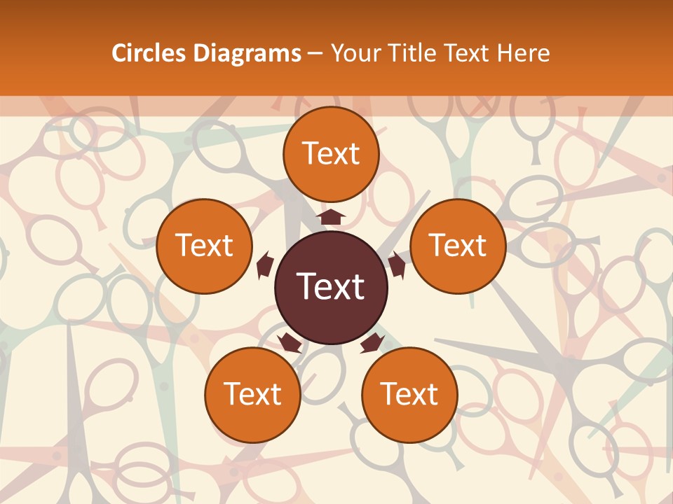 Cover Barbershop Fabric PowerPoint Template