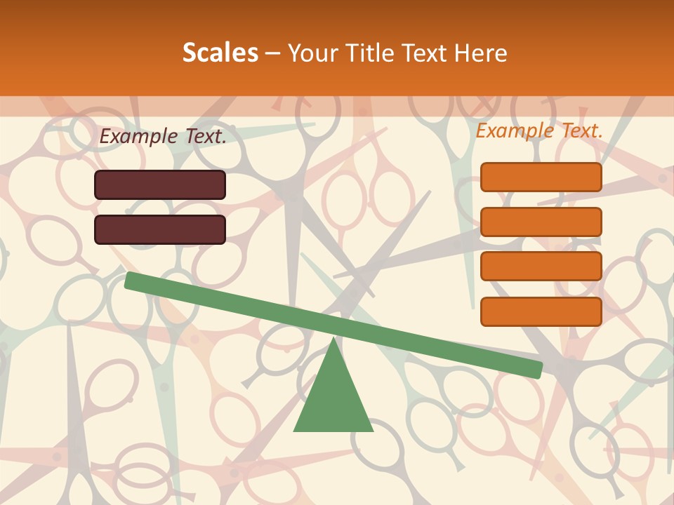 Cover Barbershop Fabric PowerPoint Template