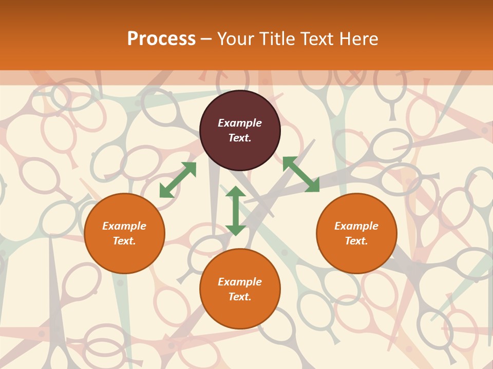 Cover Barbershop Fabric PowerPoint Template