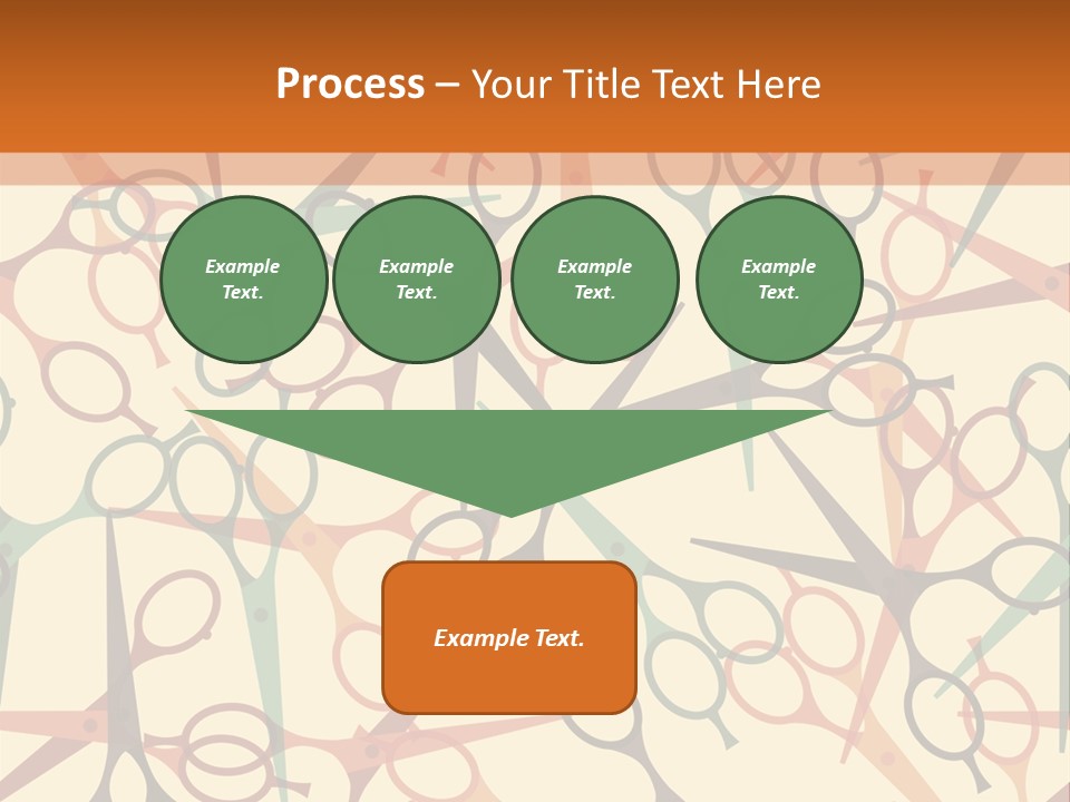 Cover Barbershop Fabric PowerPoint Template