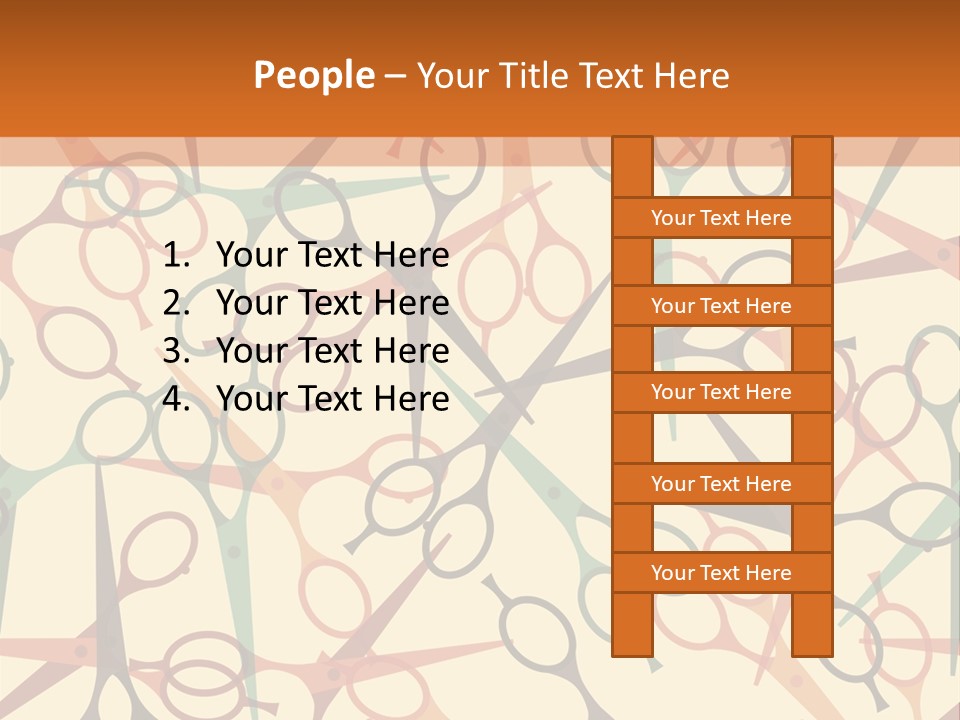 Cover Barbershop Fabric PowerPoint Template