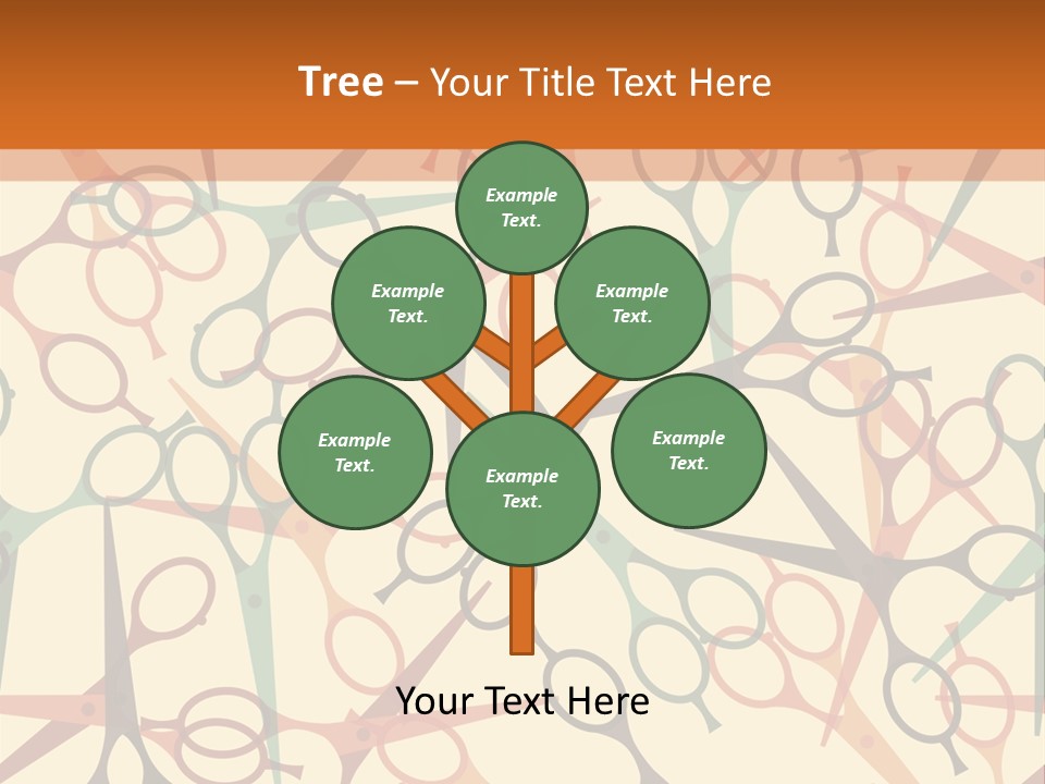 Cover Barbershop Fabric PowerPoint Template