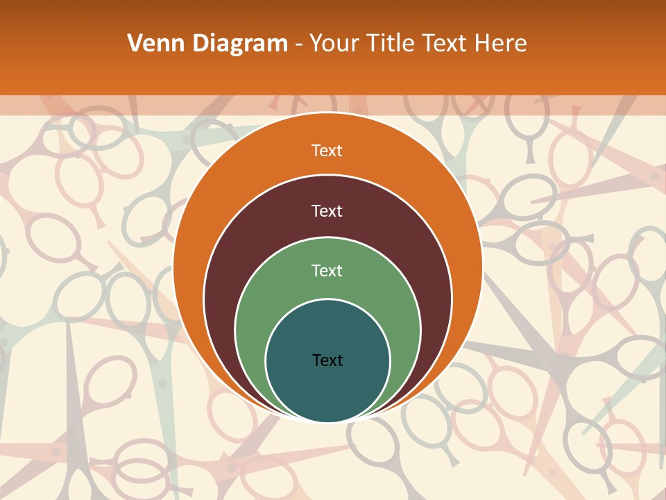 Cover Barbershop Fabric PowerPoint Template