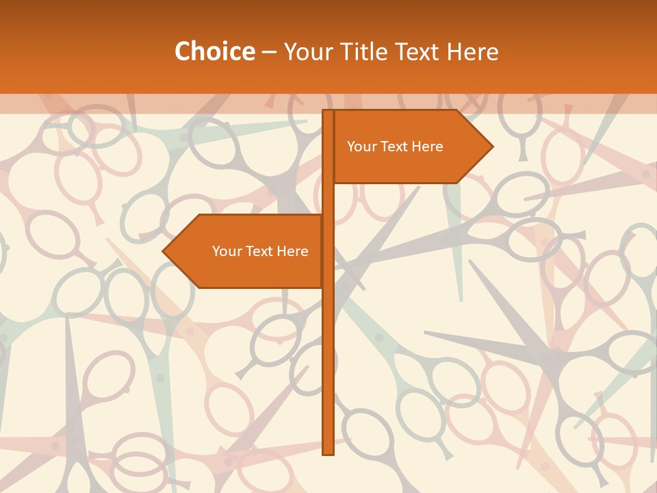 Cover Barbershop Fabric PowerPoint Template