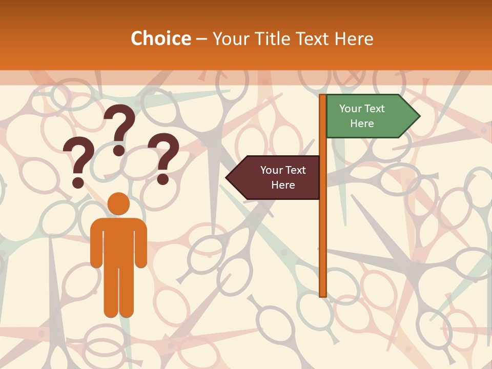 Cover Barbershop Fabric PowerPoint Template