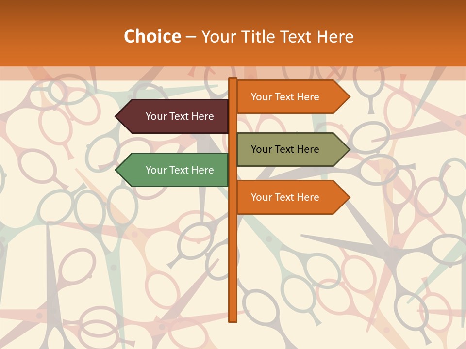 Cover Barbershop Fabric PowerPoint Template