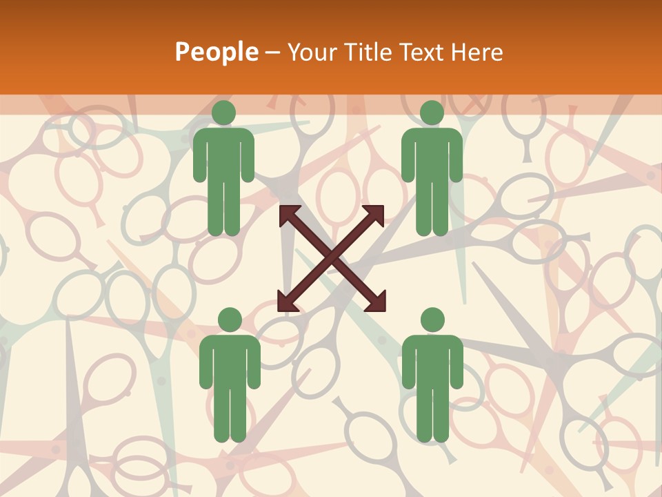 Cover Barbershop Fabric PowerPoint Template