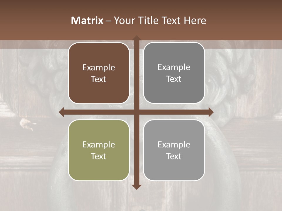 Worn Sculpted Panelled PowerPoint Template